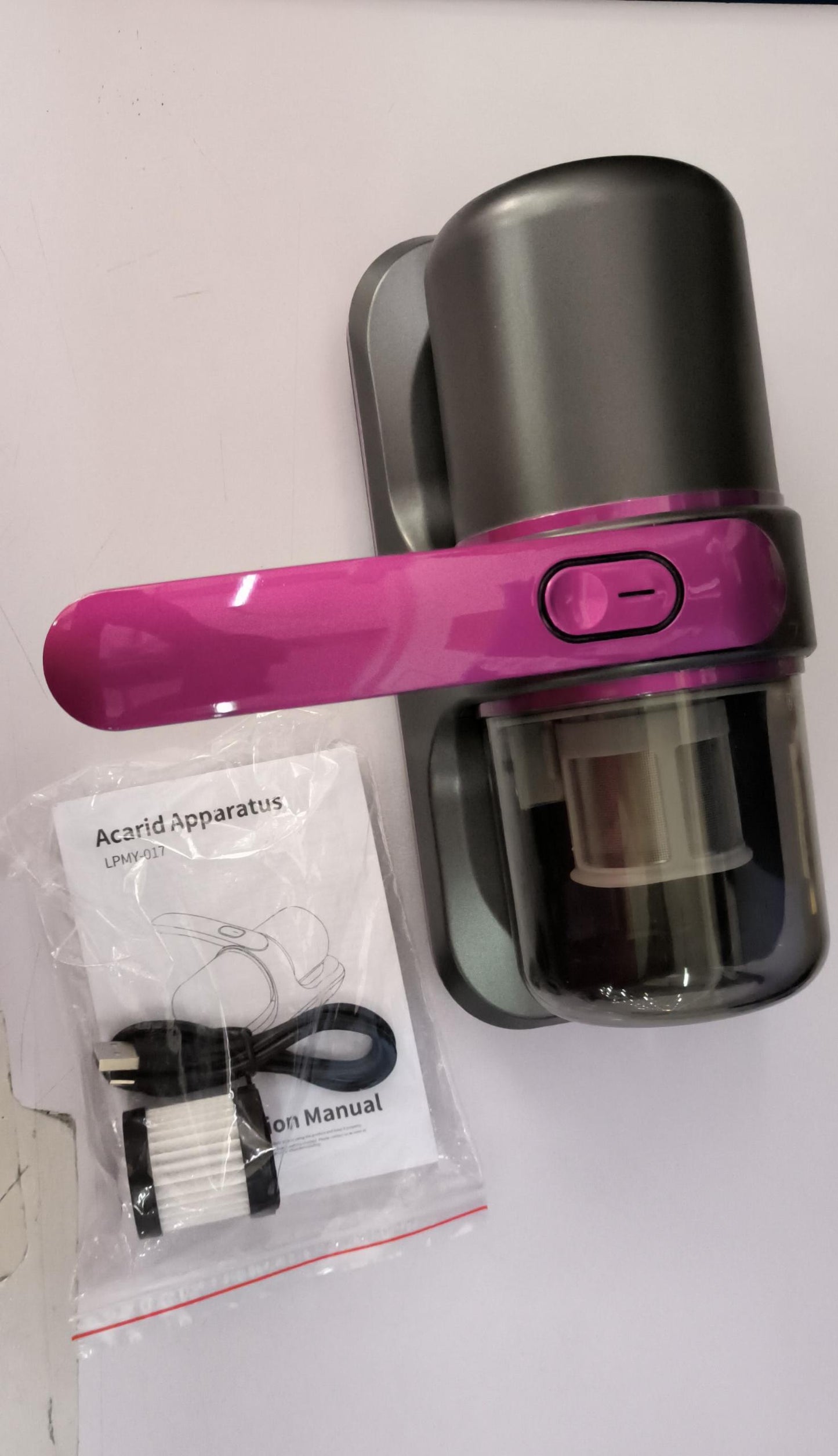 stérilisation UV petit aspirateur sans fil d'acariens