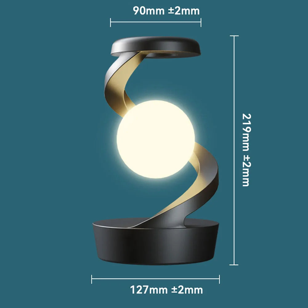 Lampe d'ambiance tactile RVB - Chargement sans fil - Veilleuse moderne